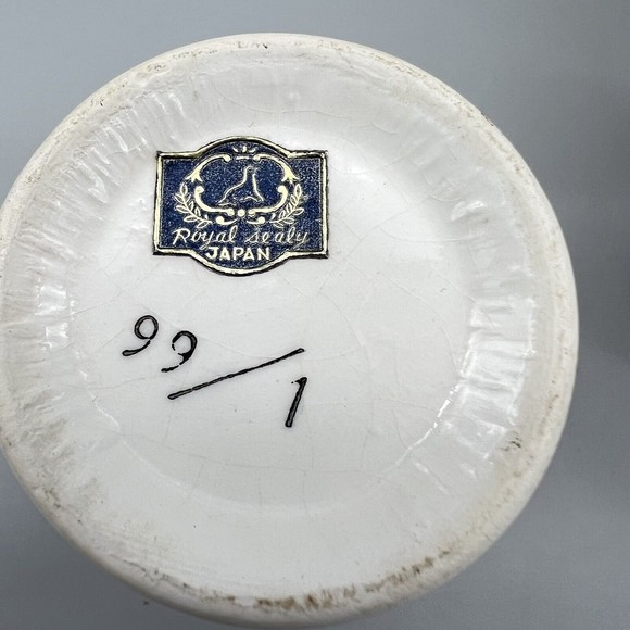 VTG Royal Sealy 1950 MCM Hand-Painted Ceramic Pitcher 4 Cups Juice Set Japan - Picture 8 of 9